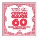 Ernie Ball 1160 струна для электро и акустических гитар. Сталь, калибр .060