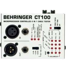 Behringer CT100 микропроцессорный универсальный тестер для диагностики и отстройки звукового обор-ия