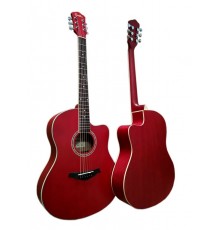 Sevillia IWC-39M RDS гитара акустическая с вырезом, цвет красный