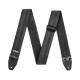 Dunlop DST70-01BK Deluxe Seatbelt ремень для гитары, черный