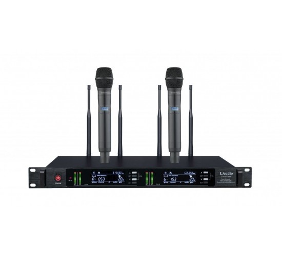 LAudio LS-Q7-2M Двухканальная вокальная радиосистема, 2 ручных передатчика