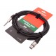 Force FMC-15/6 профессиональный микрофонный/коммутационный шнур XLR(F) - стерео джек (TRS), 6 м