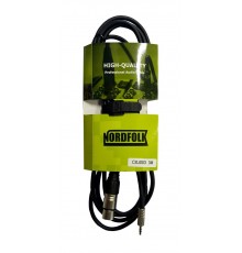 NordFolk NXJ003 3M кабель микрофонный MiniJack <=> XLR (F), 3 метра