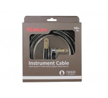 Kirlin IWB-202BFGL 3M WBW кабель инструментальный, прям/угл, 3м, цвет Wave Black