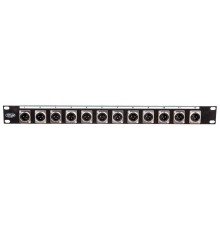 Stagg DP12XMH распределительная панель на 12 XLR («папа») входов