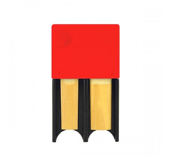 Rico DRGRD4ACRD Reed Guard Футляр для хранения тростей, красный, малый