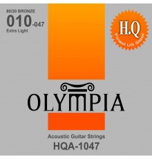 Olympia HQA1047 струны для акуст.гитары 80/20 Bronze (10-14-23w-30-39-47)