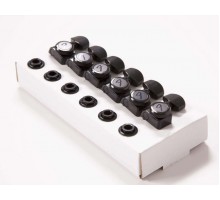 Fender 099-0818-400 колки 6 в линию локовые «F» Series, черные