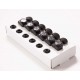 Fender 099-0818-400 колки 6 в линию локовые «F» Series, черные