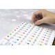 Guitto GFM-02 набор наклеек с нотами для клавишных инструментов