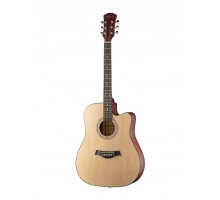Fante FT-221-N акустическая гитара, с вырезом 41", цвет натуральный