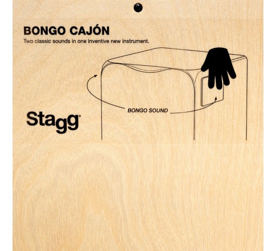 Stagg CAJ-BONGO-N 2-в-1 Кахон Бонго