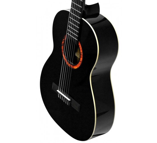La Mancha Lava 42 3/4 классическая гитара, цвет black highgloss
