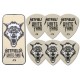 Dunlop PH122T.73 White Fang Медиаторы в коробочке, 6шт, толщина 0,73мм