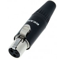 Neutrik Rean RT3FC-B разъём кабельный, Tiny XLR mini