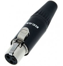 Neutrik Rean RT3FC-B разъём кабельный, Tiny XLR mini