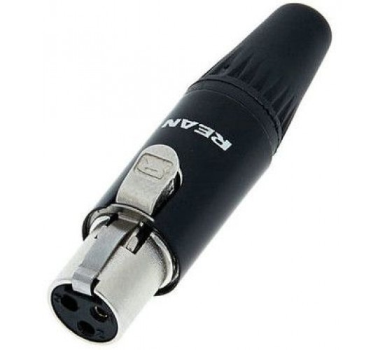 Neutrik Rean RT3FC-B разъём кабельный, Tiny XLR mini