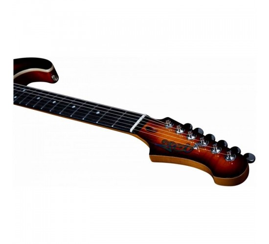 JET JS-600 BS электрогитара, Stratocaster, HSS, цвет санберст