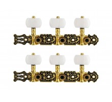 Alice AO-020HV1P Комплект колковой механики на планке, черный/золотой