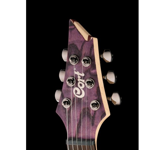Cort KX500 Etched EDV Электрогитара, фиолетовая