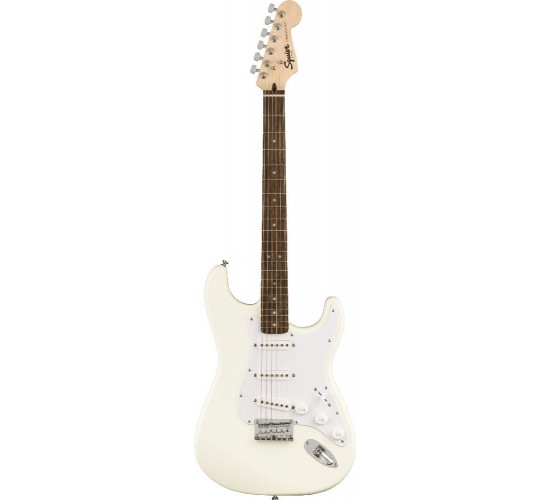 Fender Squier Bullet Stratocaster SSS Arctic White электрогитара, цвет белый, выставочный образец