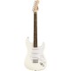 Fender Squier Bullet Stratocaster SSS Arctic White электрогитара, цвет белый, выставочный образец