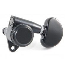 HC tuner LC321-D02 колки гитарные локовые 3+3, черные