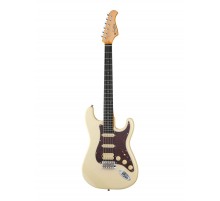 Prodipe JMFST83RAVW ST83RA Электрогитара, белая