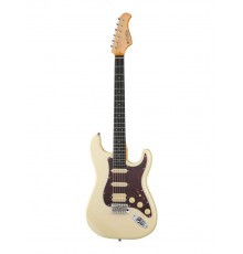Prodipe JMFST83RAVW ST83RA Электрогитара, белая