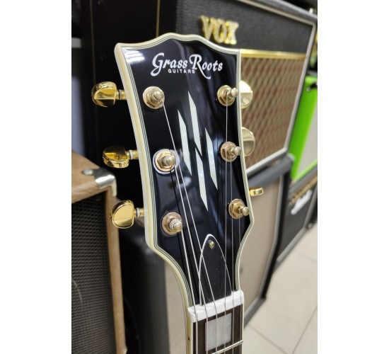 Grass Roots G-LP-50C Les Paul электрогитара, цвет белый, Корея USED
