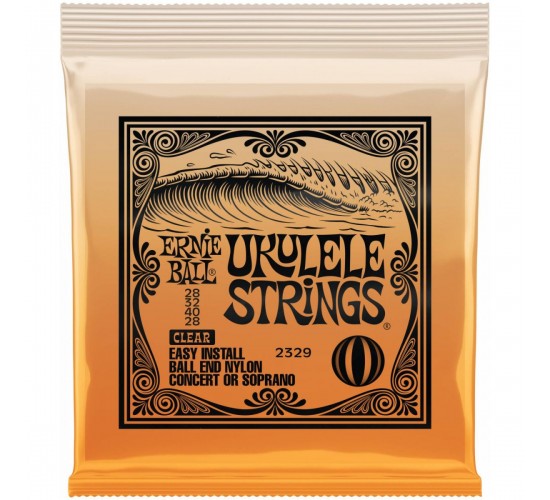 Ernie Ball 2329 струны для укулеле чистый нейлон, ball end (.028, .032, .040, .028)