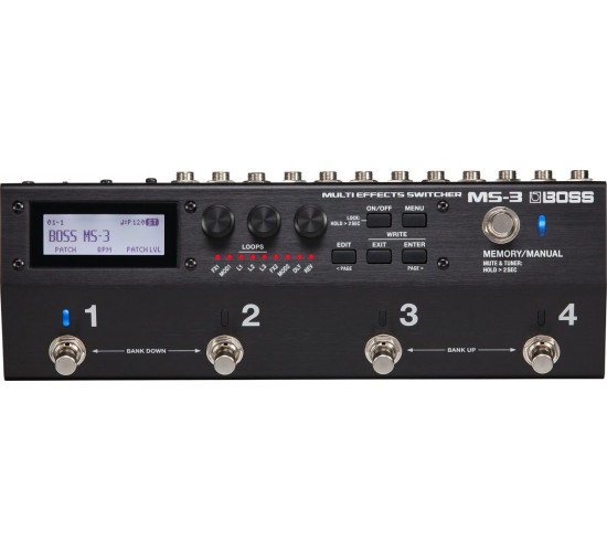 Boss MS-3 Multi Effects Switcher коммутатор мультиэффектов, выставочный образец