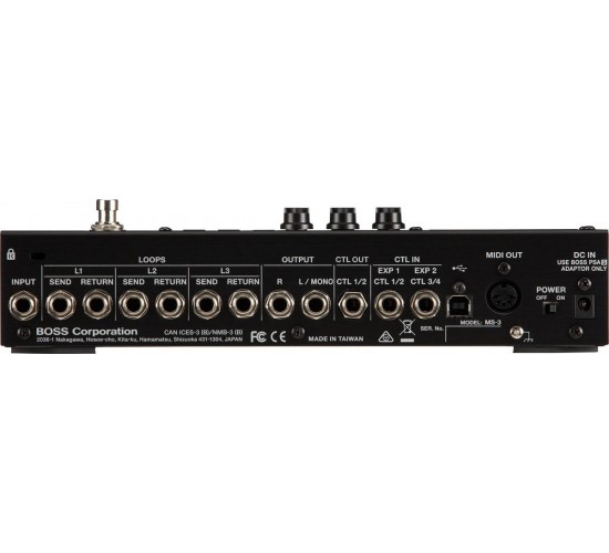Boss MS-3 Multi Effects Switcher коммутатор мультиэффектов, выставочный образец