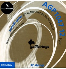 Galli AGP1047-12 Комплект струн для 12-струнной акустической гитары