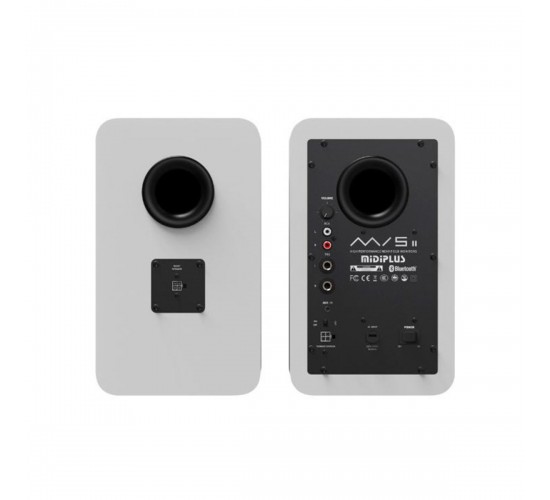 Midiplus MI5 II (White) пара студийных мониторов, мощность 70 Ватт, динамик 5,25', твиттер 1'