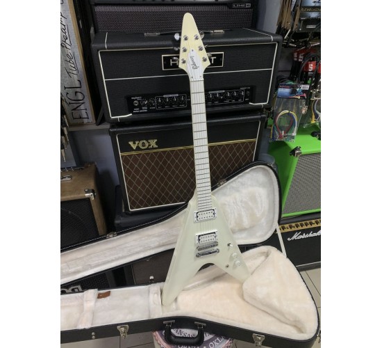 Gibson Brendon Small Snow Falcon Flying V электрогитара, цвет белый, США 2013 USED
