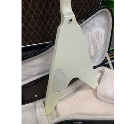 Gibson Brendon Small Snow Falcon Flying V электрогитара, цвет белый, США 2013 USED