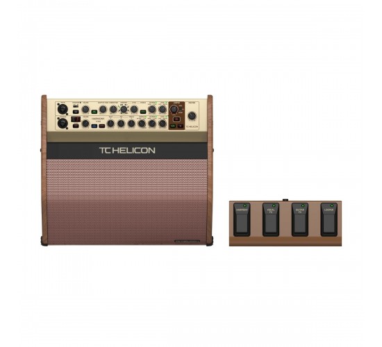 TC Helicon HARMONY V100 2-х канальный комбоусилитель для акустической гитары/вокала, 100 Вт