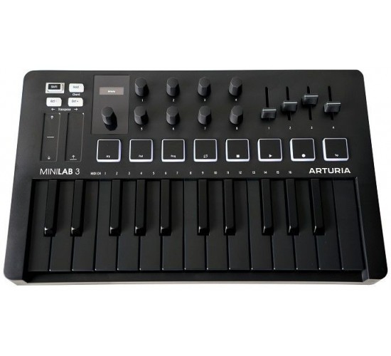 Arturia MiniLAB 3 Deep Black MIDI-клавиатура