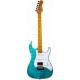 JET JS-450 OBL электрогитара, Stratocaster, корпус липа/топ клен, 22 лада, HSS, tremolo, цвет OBL