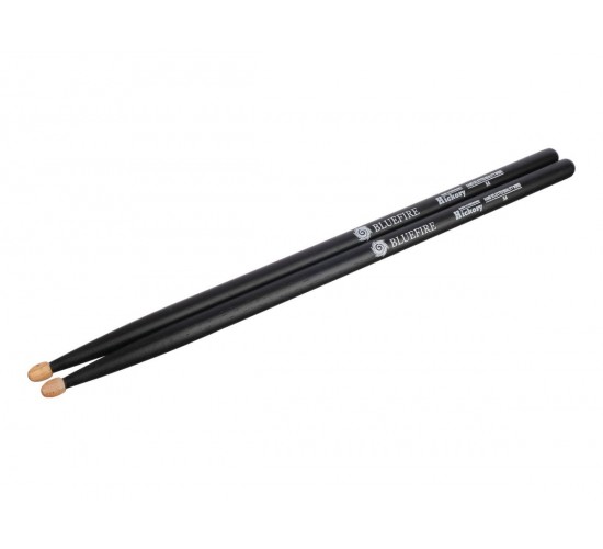 HUN 10104002 Colored Series Bluefire 5A Барабанные палочки, орех гикори, черные