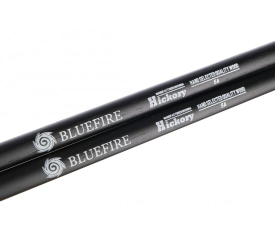 HUN 10104002 Colored Series Bluefire 5A Барабанные палочки, орех гикори, черные