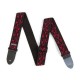 Dunlop D38-11RD Ремень для гитары, красное пламя