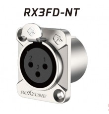 MrCable RX3FD-NT Панельный разъем XLR, 3-х контактный штекер/мама