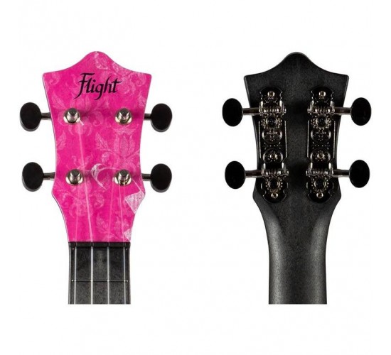 Flight ULTRA S-40 Pink Rules укулеле сопрано,серия Ultra, поликарбонат армированный