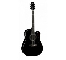 Cort MR710F BLK электроакустическая гитара, с вырезом, цвет черный
