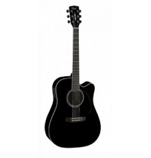 Cort MR710F BLK электроакустическая гитара, с вырезом, цвет черный