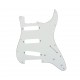 Musiclily MX1388AW Защитная накладка гитары Fender Stratocaster SSS, 3 слоя, белая