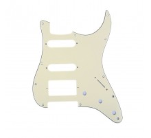 Musiclily MX1382CM Защитная накладка гитары Fender Stratocaster HSS, 3 слоя, кремовая
