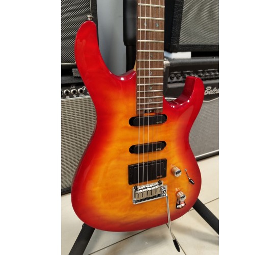 Cort G-Custom CRS электрогитара, цвет Cherry Red Sunburst